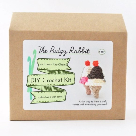 Ice Cream Keychain Crochet Kit - Picture 5 of 8